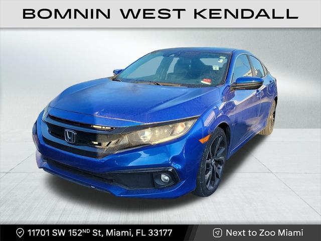 used 2019 Honda Civic car, priced at $14,490