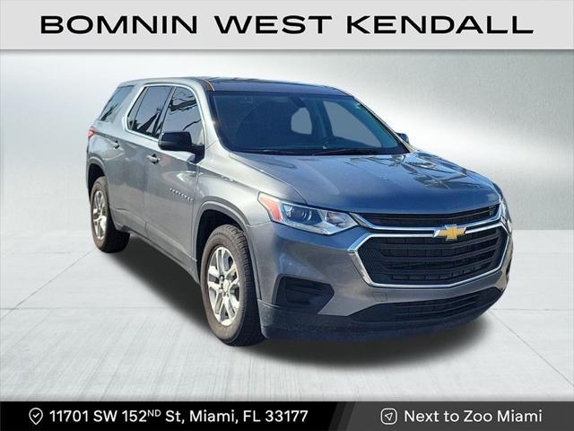 used 2021 Chevrolet Traverse car, priced at $17,490