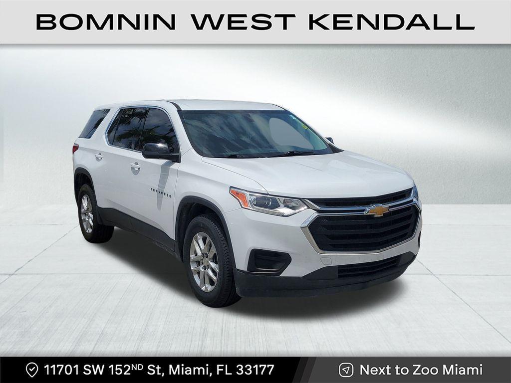 used 2021 Chevrolet Traverse car, priced at $18,490