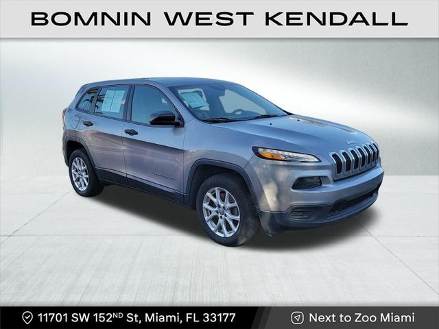 used 2017 Jeep Cherokee car, priced at $9,490