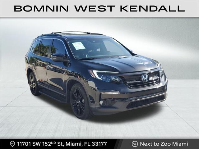 used 2021 Honda Pilot car, priced at $23,490