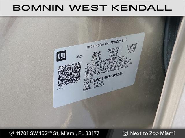used 2022 Chevrolet Malibu car, priced at $17,490