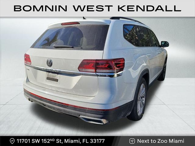 used 2021 Volkswagen Atlas car, priced at $19,990