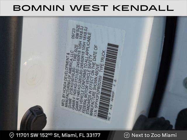 used 2023 Honda Ridgeline car, priced at $32,490