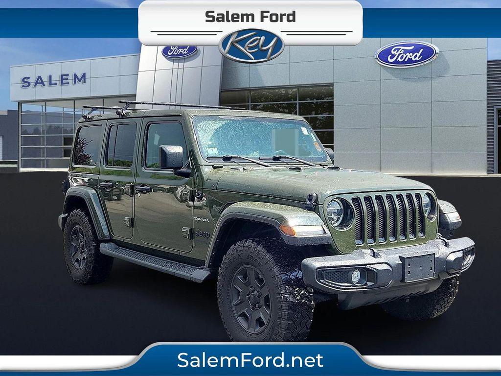 used 2021 Jeep Wrangler Unlimited car, priced at $29,278