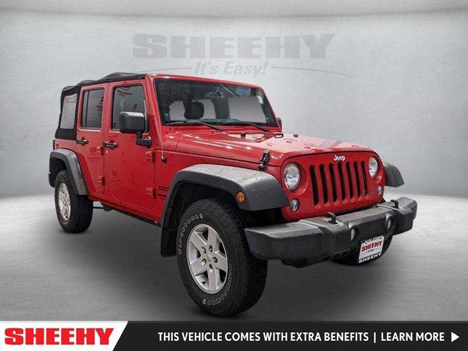 used 2014 Jeep Wrangler Unlimited car, priced at $17,491