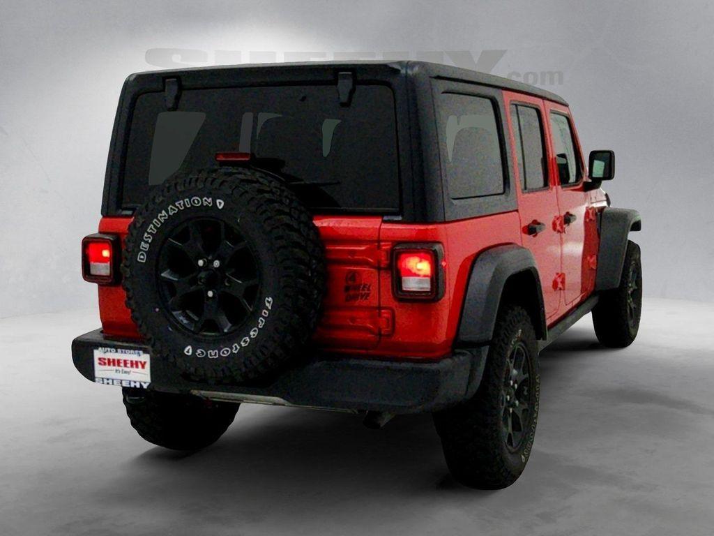 used 2021 Jeep Wrangler car, priced at $27,891