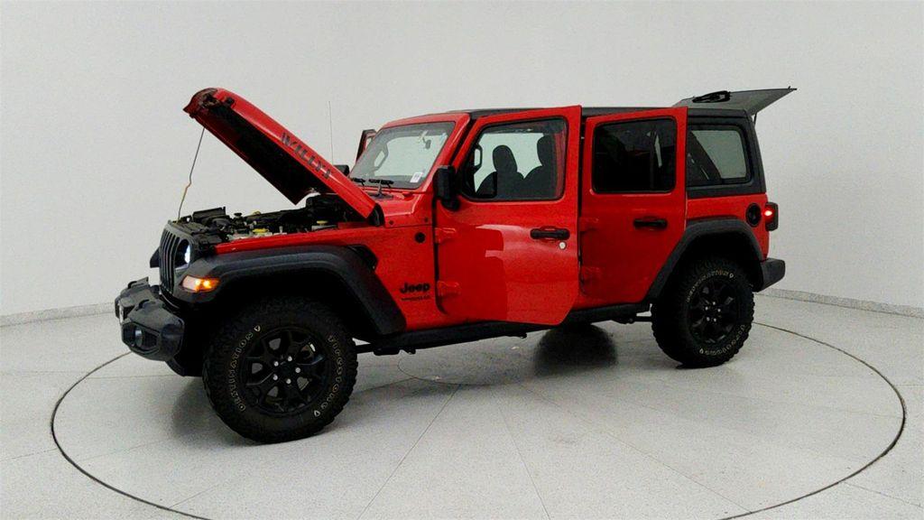 used 2021 Jeep Wrangler car, priced at $27,891