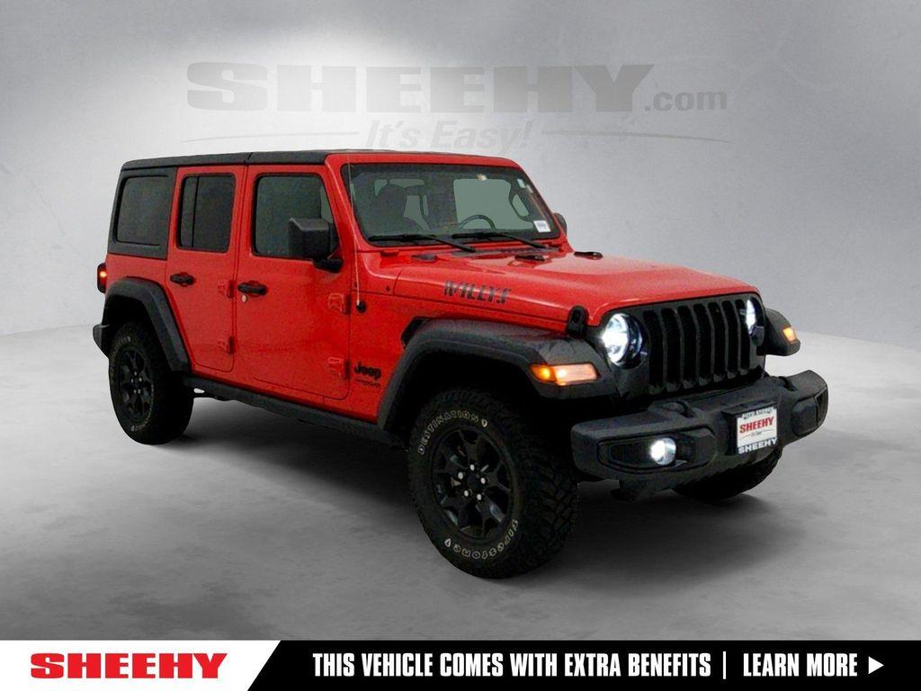 used 2021 Jeep Wrangler car, priced at $27,891