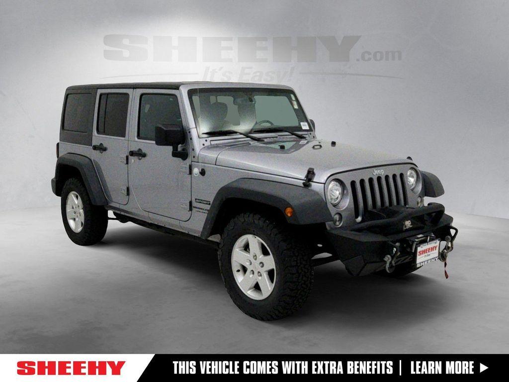 used 2018 Jeep Wrangler JK Unlimited car, priced at $19,991
