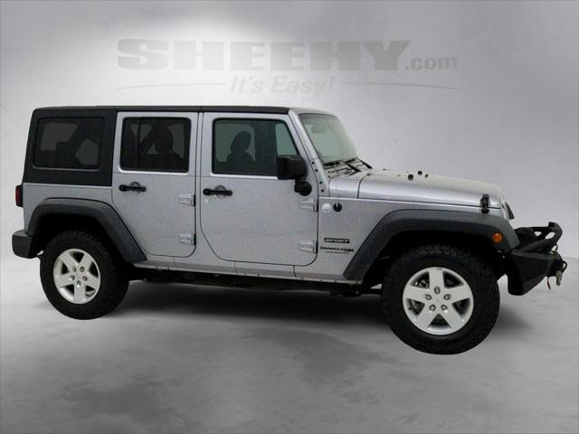 used 2018 Jeep Wrangler JK Unlimited car, priced at $21,891