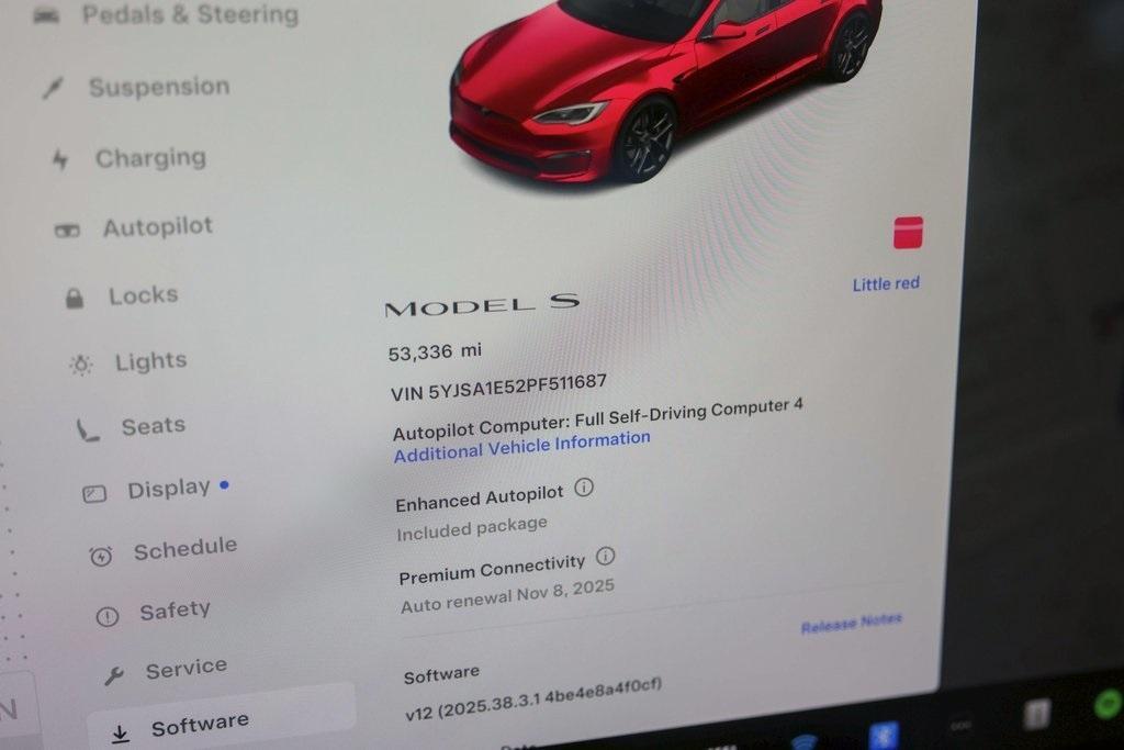 used 2023 Tesla Model S car, priced at $47,900