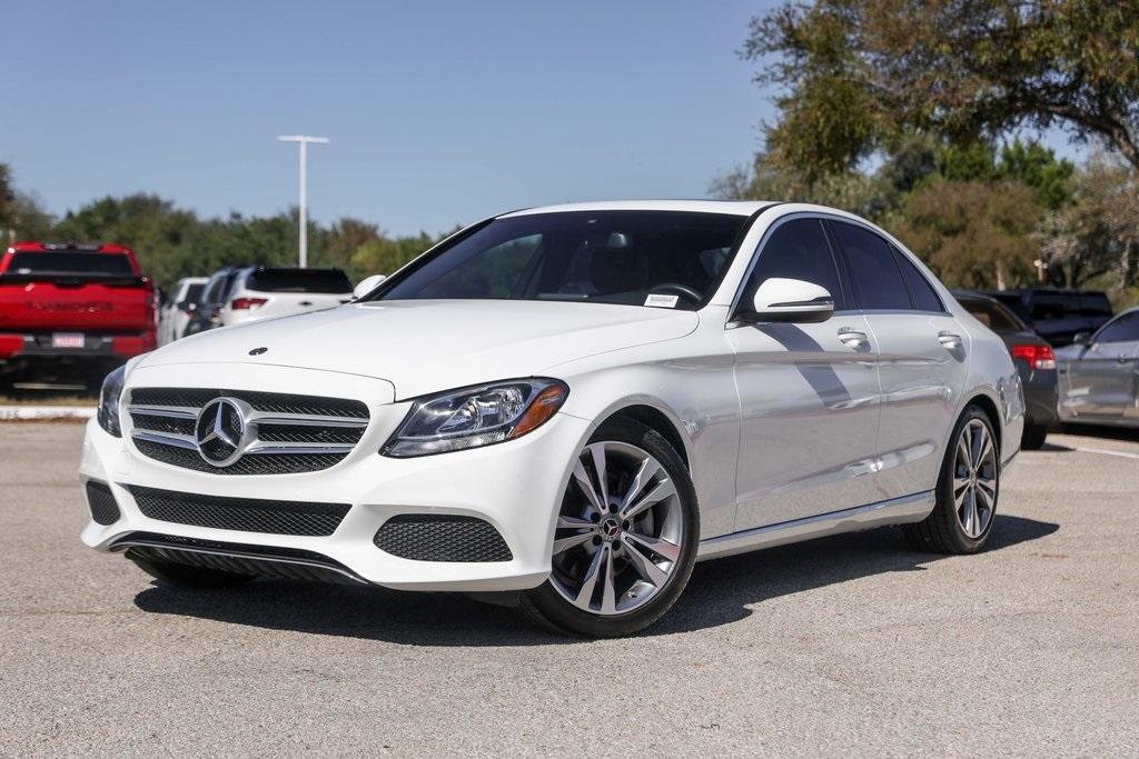 used 2018 Mercedes-Benz C-Class car, priced at $20,900