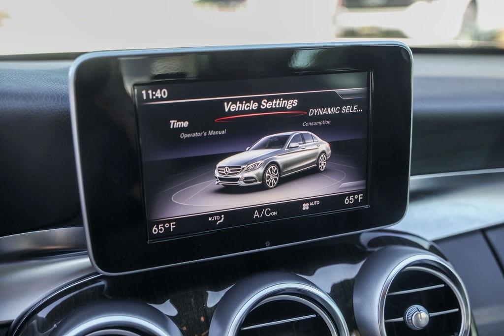 used 2018 Mercedes-Benz C-Class car, priced at $20,900