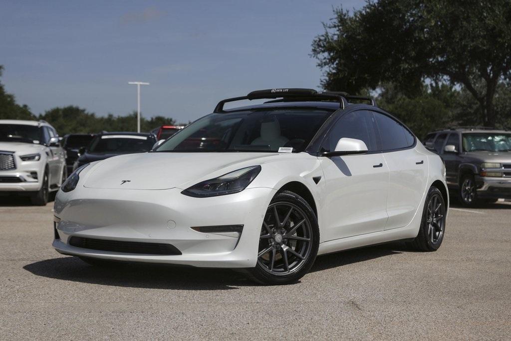 used 2022 Tesla Model 3 car, priced at $27,900