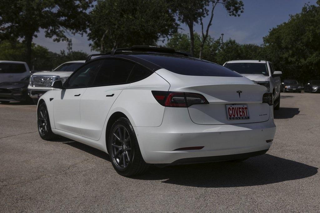 used 2022 Tesla Model 3 car, priced at $27,900