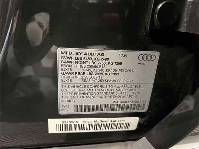used 2021 Audi Q5 car, priced at $19,997