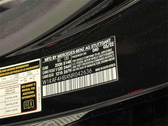 used 2022 Mercedes-Benz C-Class car, priced at $34,590