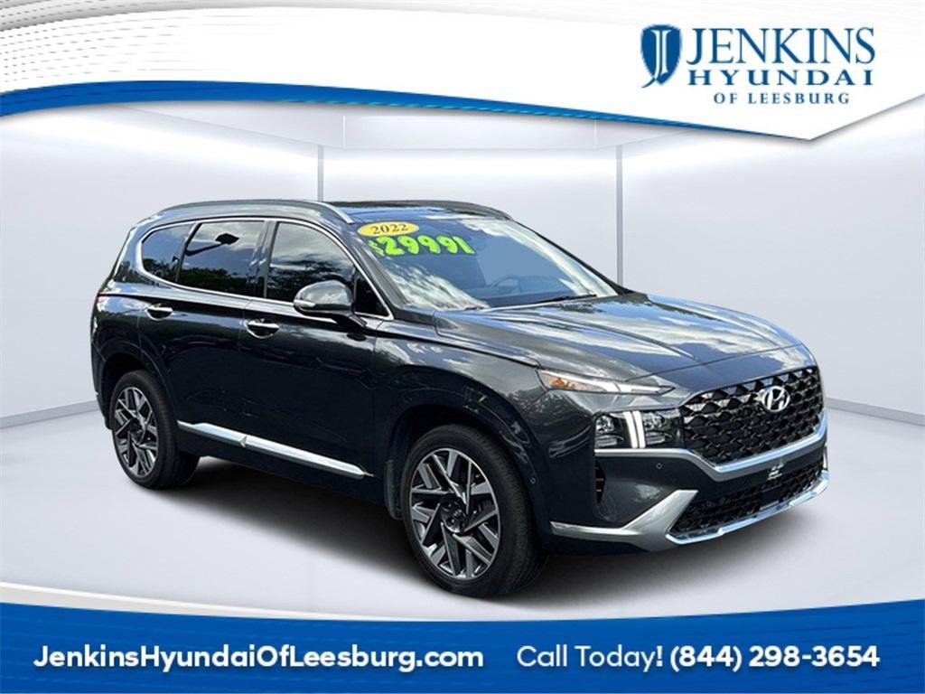 used 2022 Hyundai Santa Fe car, priced at $31,250