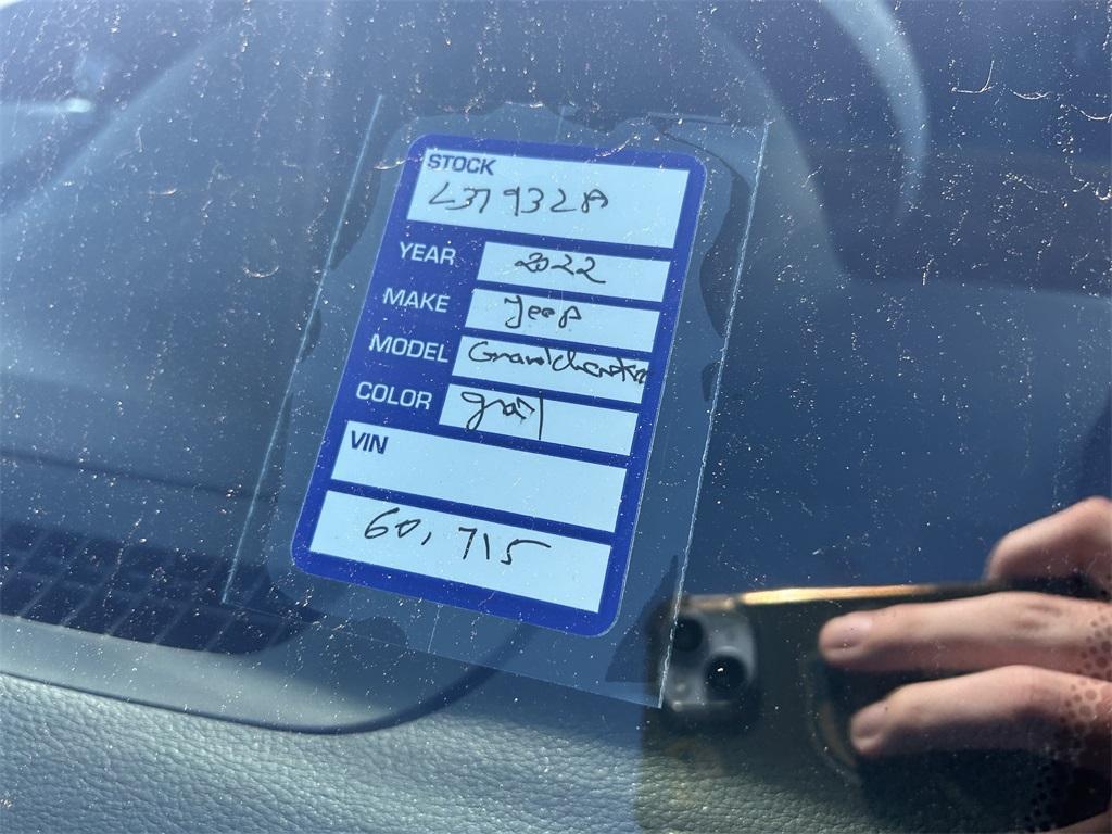used 2022 Jeep Grand Cherokee WK car, priced at $22,250