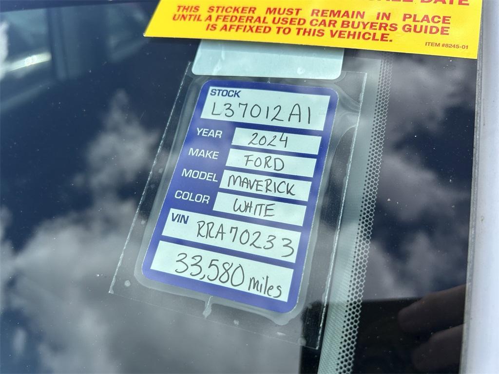 used 2024 Ford Maverick car, priced at $31,650
