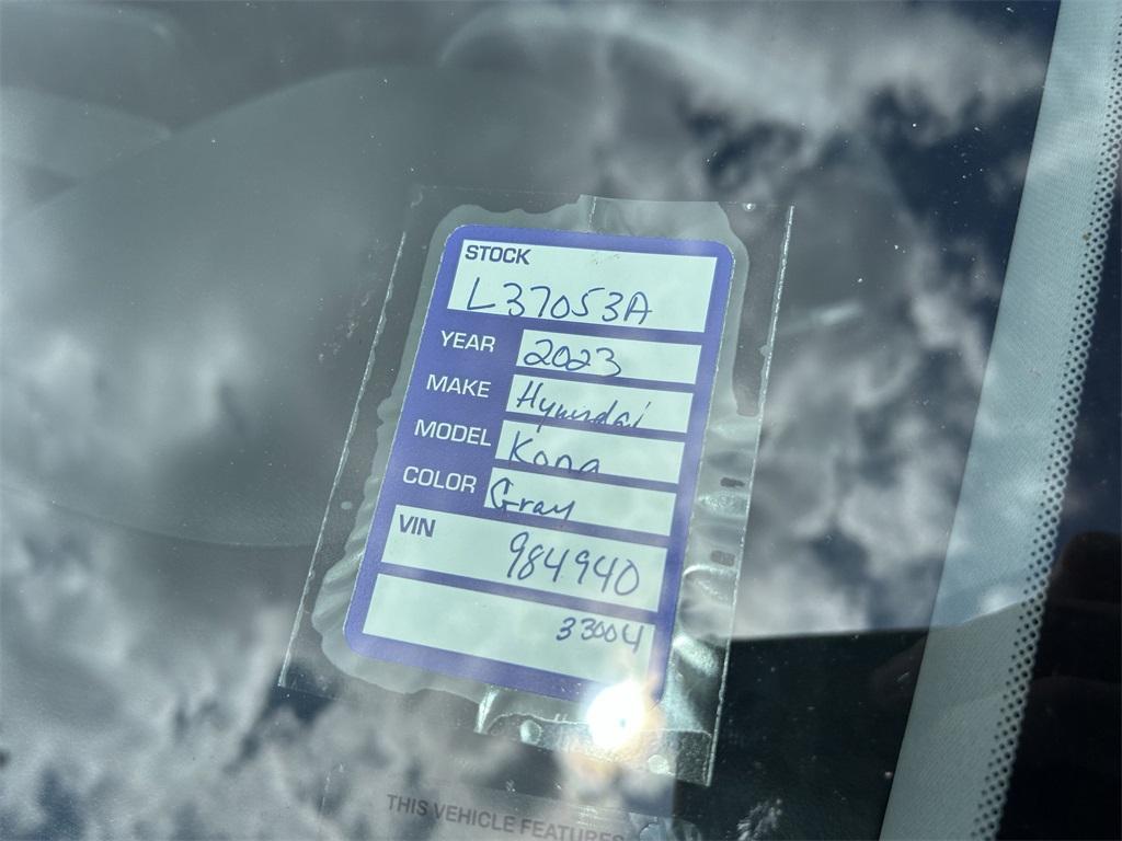 used 2023 Hyundai Kona car, priced at $19,490