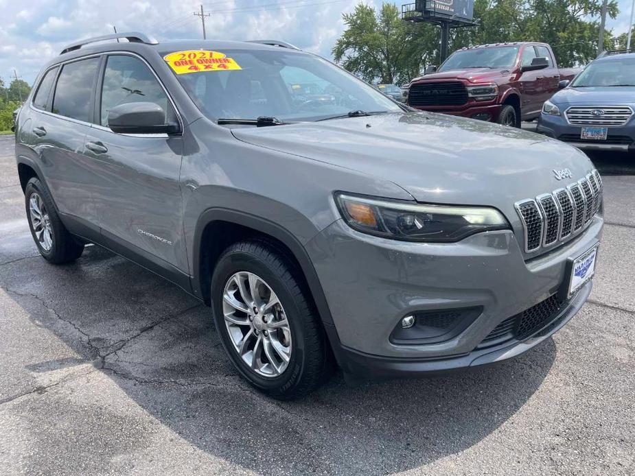 used 2021 Jeep Cherokee car, priced at $25,952