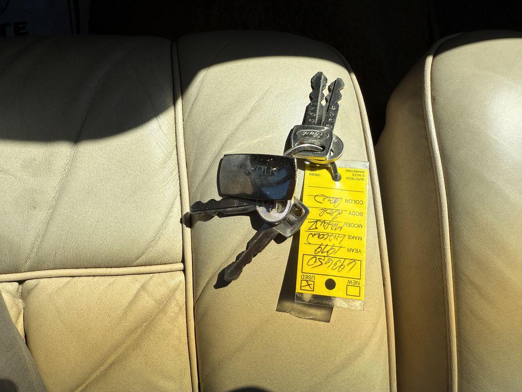 used 1979 Lincoln Continental car, priced at $7,952