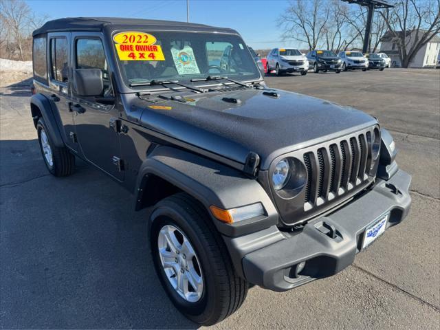 used 2022 Jeep Wrangler Unlimited car, priced at $28,952