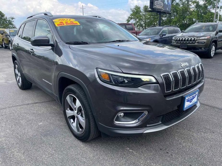 used 2021 Jeep Cherokee car, priced at $27,952