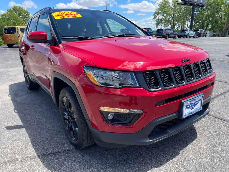 used 2021 Jeep Compass car, priced at $24,952