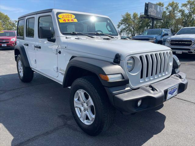 used 2021 Jeep Wrangler Unlimited car, priced at $31,952