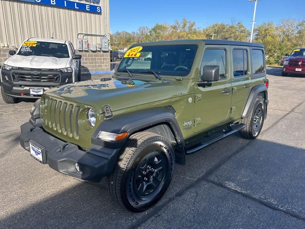 used 2021 Jeep Wrangler Unlimited car, priced at $29,952