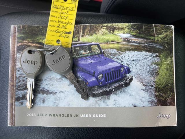 used 2018 Jeep Wrangler JK car, priced at $17,952