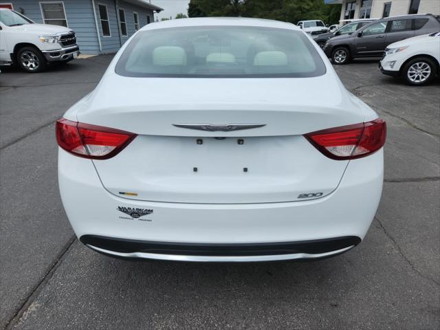 used 2016 Chrysler 200 car, priced at $17,452