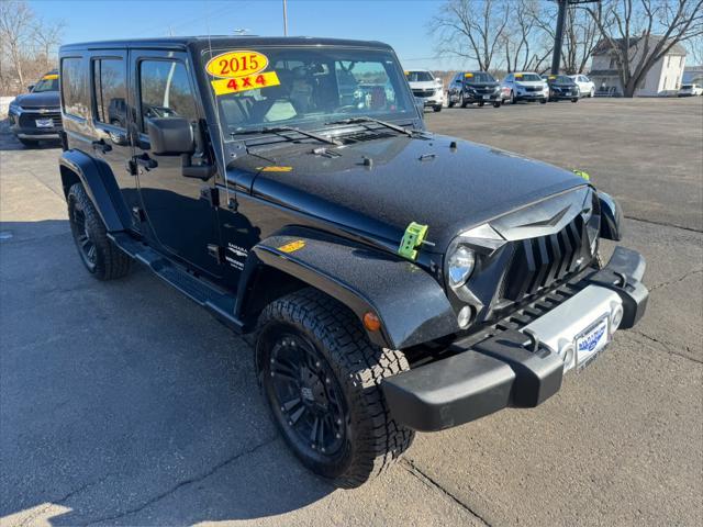 used 2015 Jeep Wrangler Unlimited car, priced at $17,952