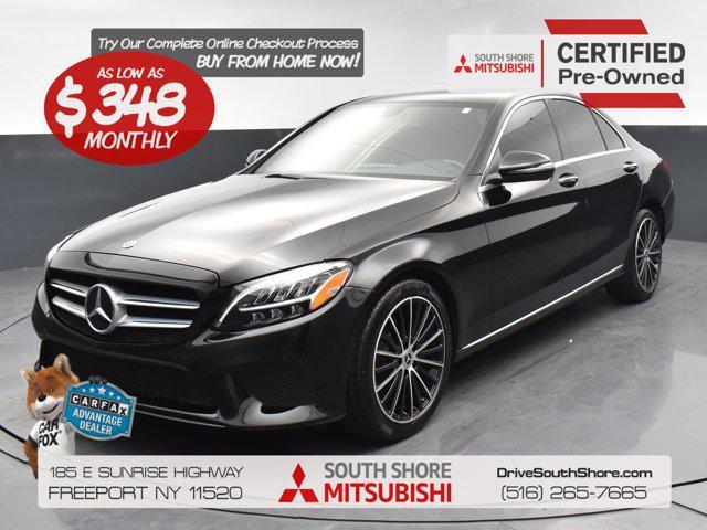 used 2021 Mercedes-Benz C-Class car, priced at $20,852