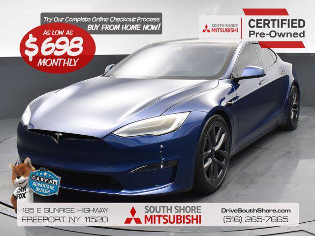 used 2021 Tesla Model S car, priced at $58,815