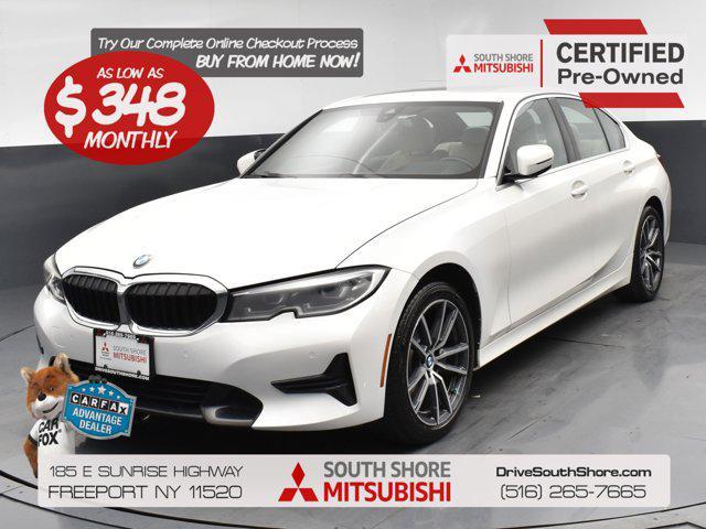 used 2021 BMW 330 car, priced at $23,818