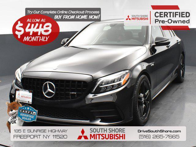 used 2021 Mercedes-Benz AMG C 43 car, priced at $32,352