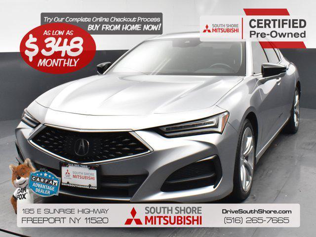 used 2021 Acura TLX car, priced at $20,518