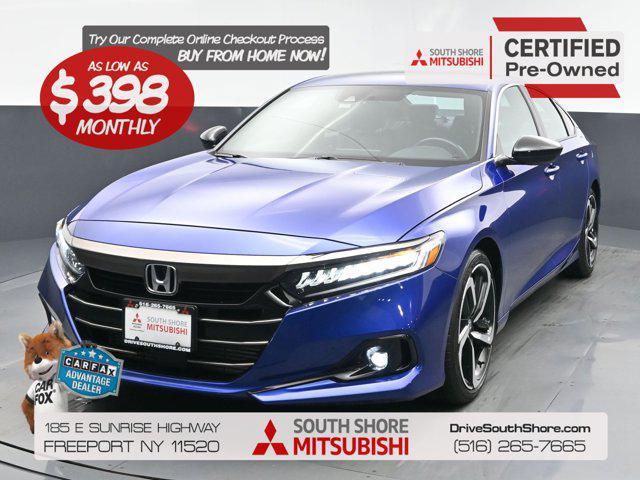 used 2022 Honda Accord car, priced at $26,252