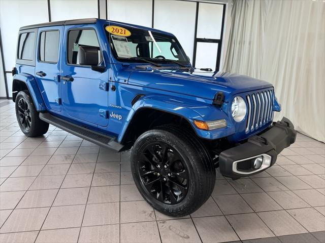 used 2021 Jeep Wrangler Unlimited car, priced at $32,336