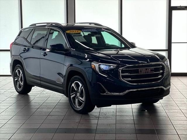 used 2021 GMC Terrain car, priced at $24,550