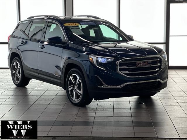 used 2021 GMC Terrain car, priced at $25,844