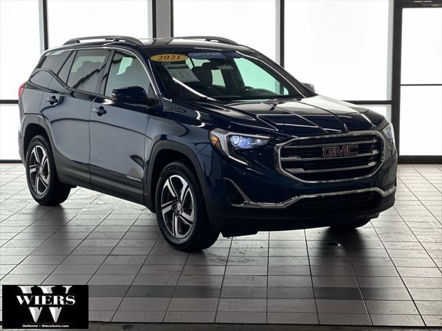 used 2021 GMC Terrain car, priced at $24,988