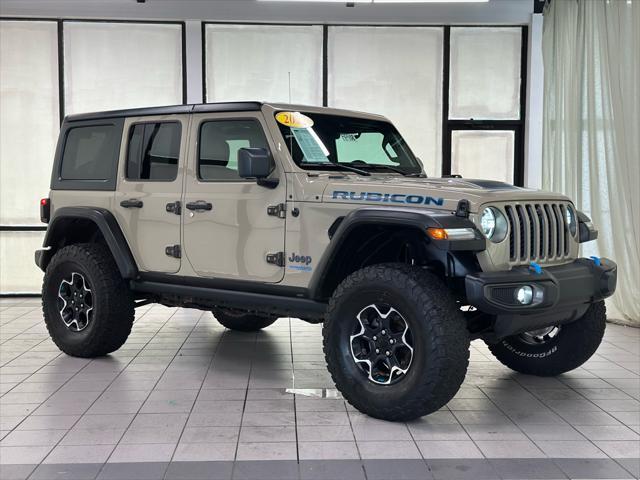 used 2022 Jeep Wrangler Unlimited 4xe car, priced at $33,885