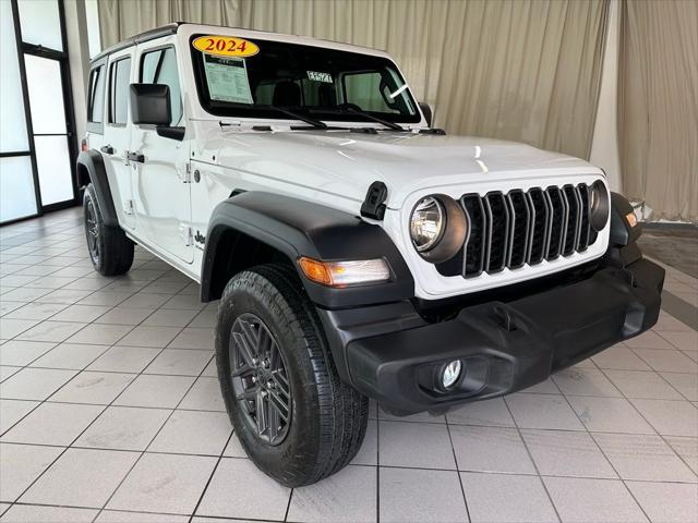 used 2024 Jeep Wrangler car, priced at $35,522