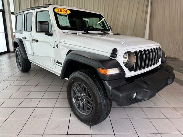 used 2024 Jeep Wrangler car, priced at $35,522