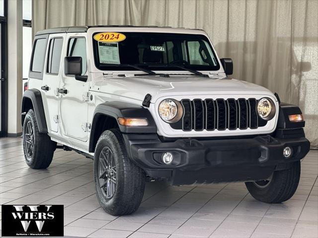 used 2024 Jeep Wrangler car, priced at $35,522